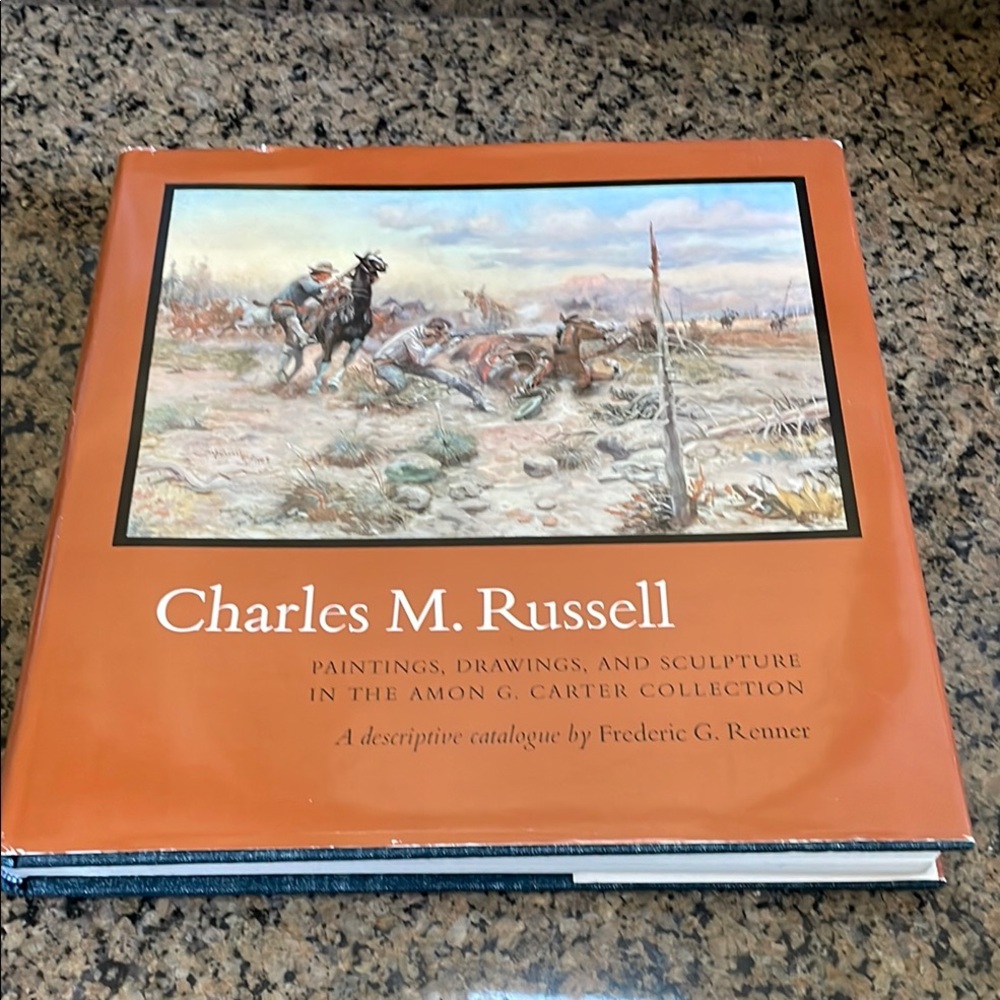 Charles M. Russell Art Book signed by the Author